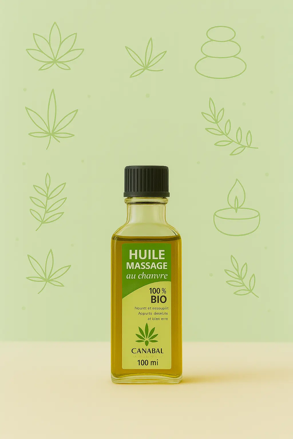 Huile de massage